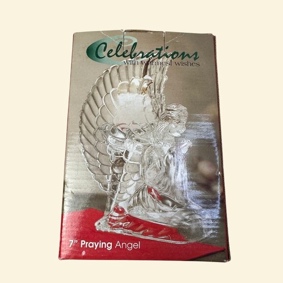 7" Praying Angel Candleholder By Celebrations EUC Beautiful Original Box - Picture 2 of 16